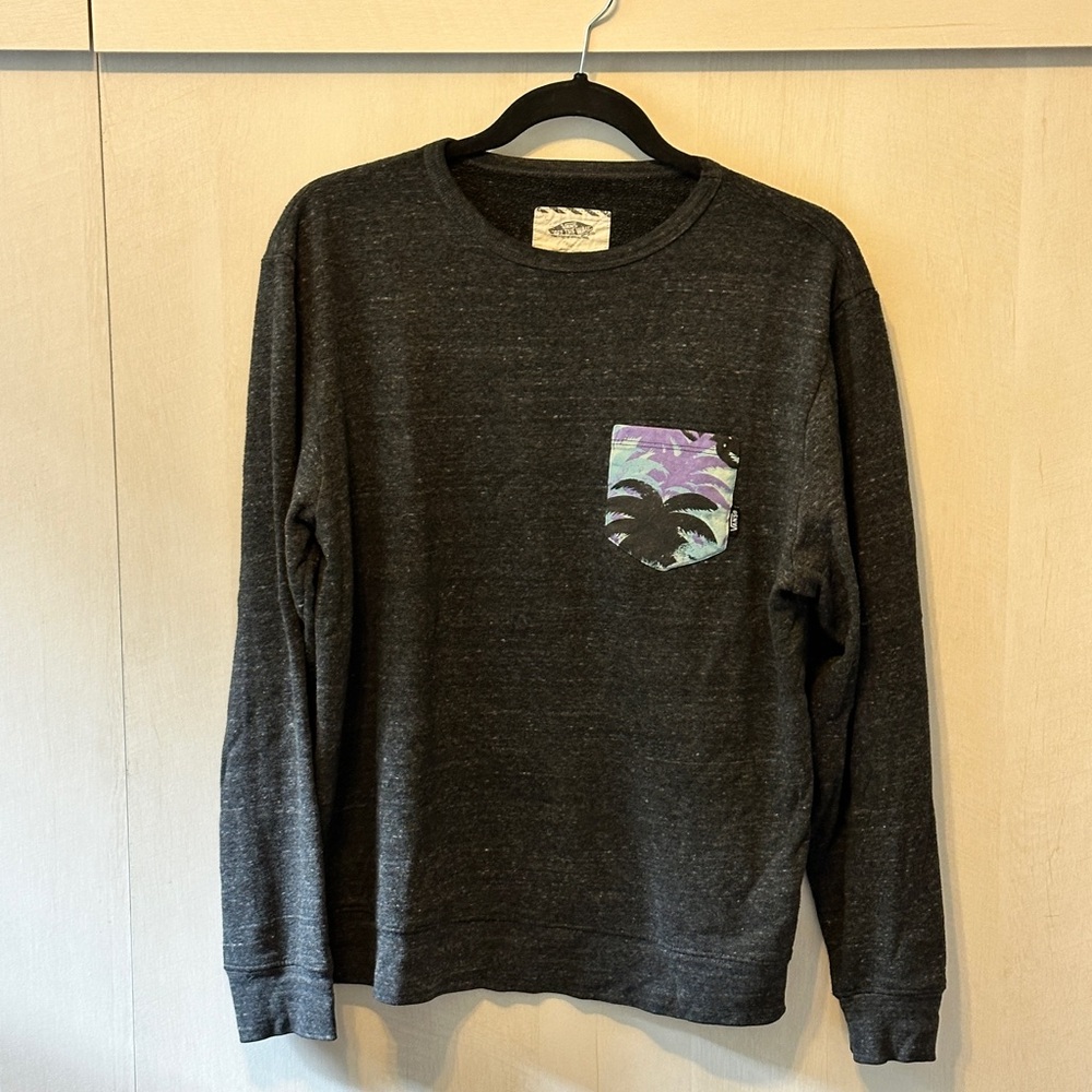 Vans Black and Gray Textured Jacket